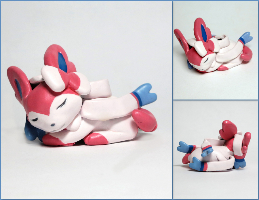 Sleeping Sylveon Sculpture