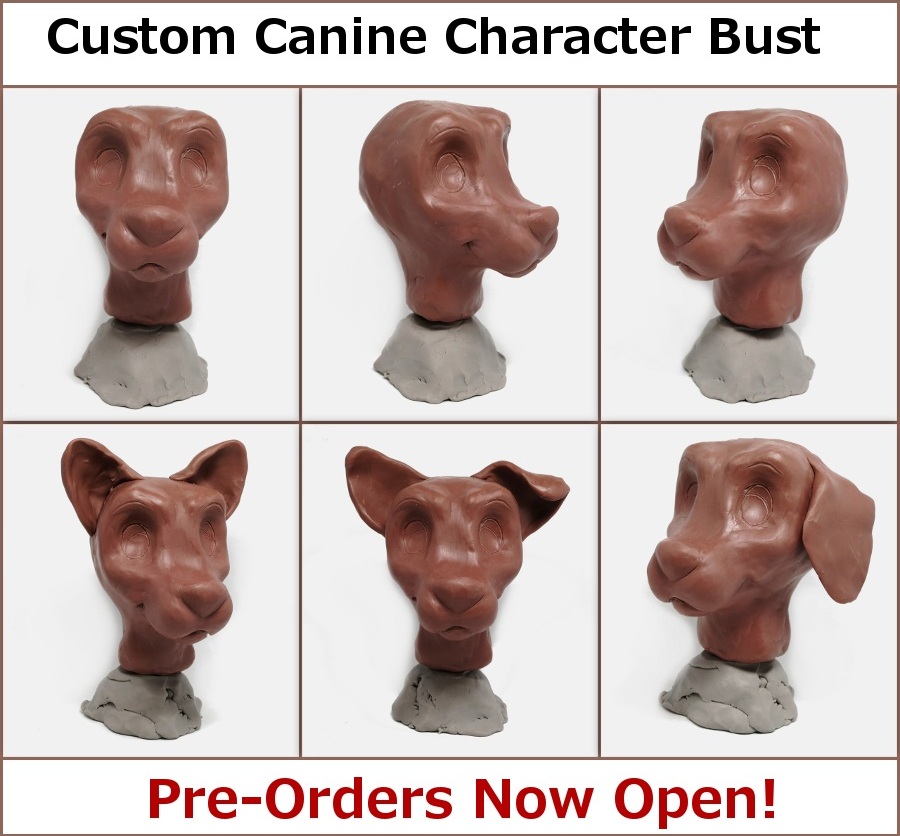 Canine Character Bust Pre-Orders OPEN!