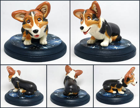 Gravity the Corgi Alternate Views by LeiliaClay