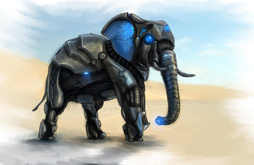 Elephant Riding Robot Elephant Robot by BlueRadical on DeviantArt