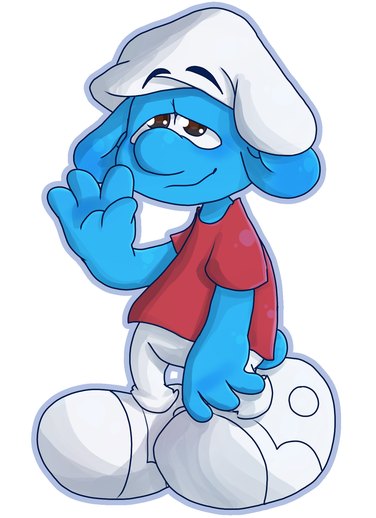 Slouchy by FrozenTanuki on DeviantArt