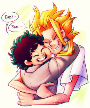 BNHA: Plus Ultra Dad and Son