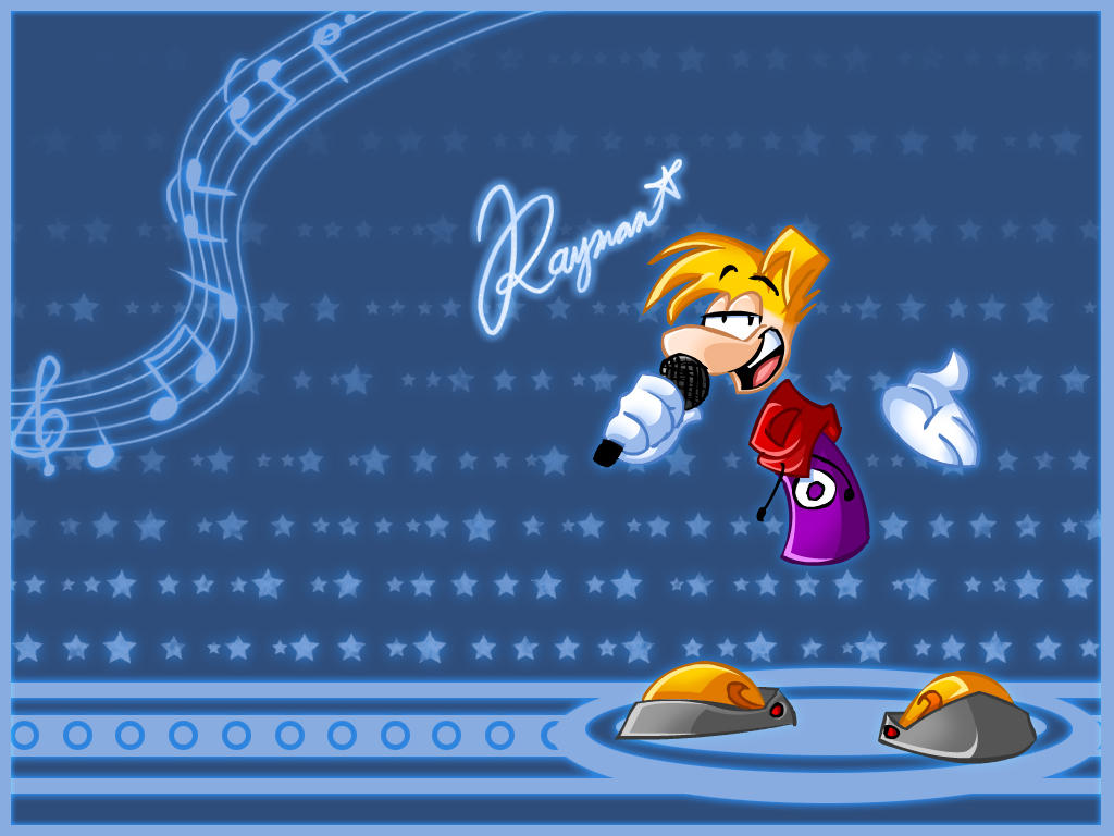 Rayman Rapper Wallpaper--Singing Rayman by BechnoKid on DeviantArt