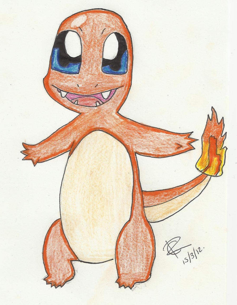 Charmander Kiriban prize by Colorful-Kaiya