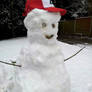 Ash Ketchum SNOWMAN! :O
