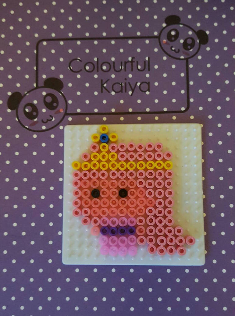 princess bubblegum Hama by Colorful-Kaiya