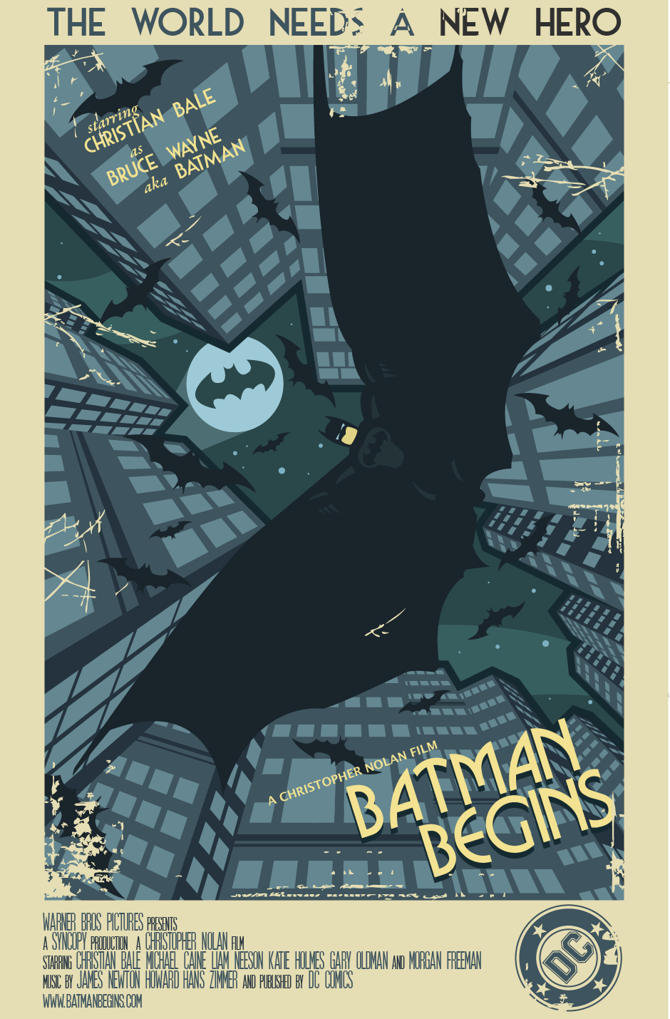 Batman Begins Movie Poster