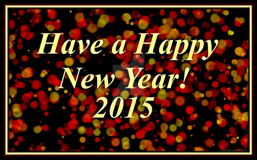 Happy New Year  2015 by TropicalFractals