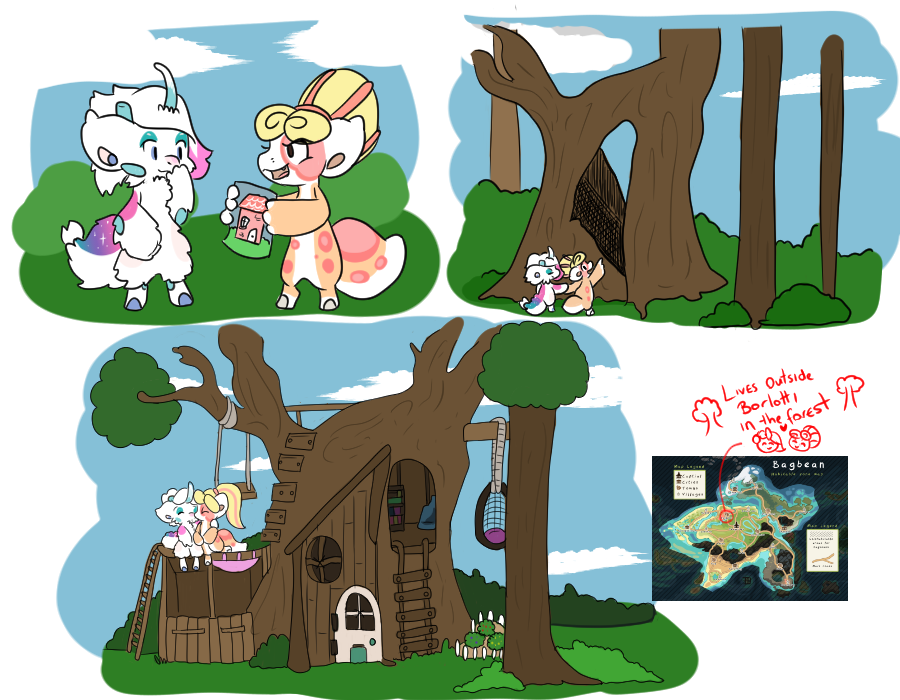 Torte and Artie Beania BuildingTrial