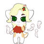 Strawberry shortcake cookie