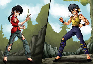 Ranma Vs Ryoga