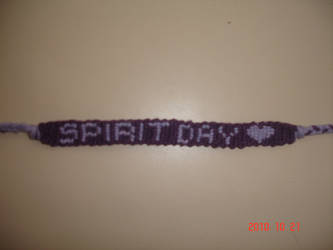 spirit day bracelet