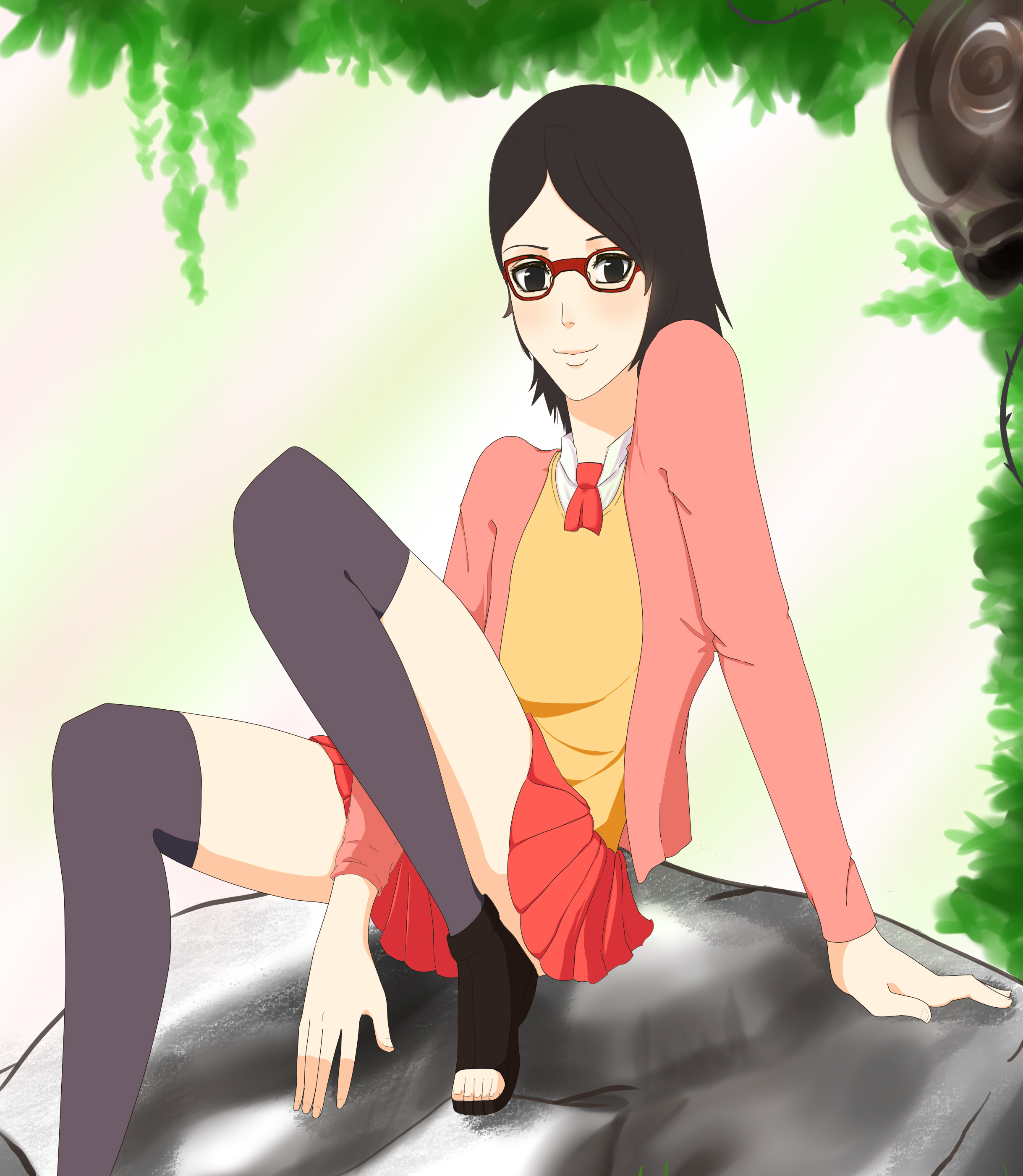 Adult Sarada Uchiha by WitchyNade on DeviantArt