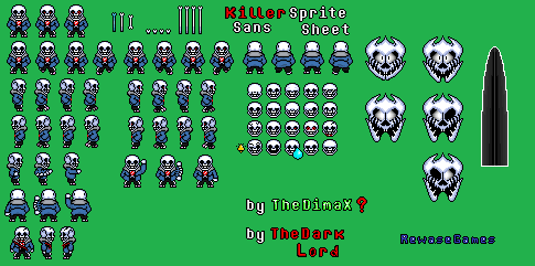 Projecttale Sans Battle Sprite by JesterBones4150 on DeviantArt