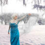 Elsa in the snow