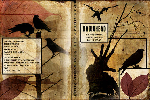 Radiohead DVD bootleg cover