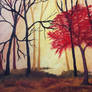 Red Tree (oil painting)