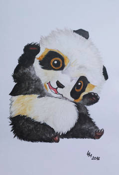 Pandabear (watercolor)