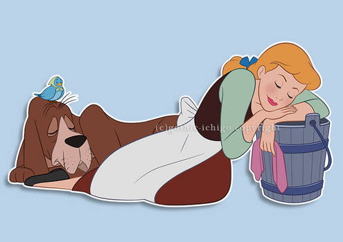 Commission: Sleeping Cinderella