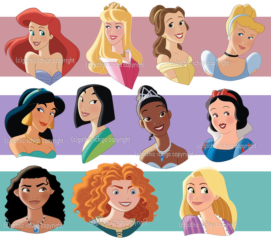 AzaleasDolls Pin Up Princess - Disney Ladies 01.01 by CheshireScalliArt on  DeviantArt
