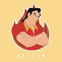 Commission: Disney villains - Gaston