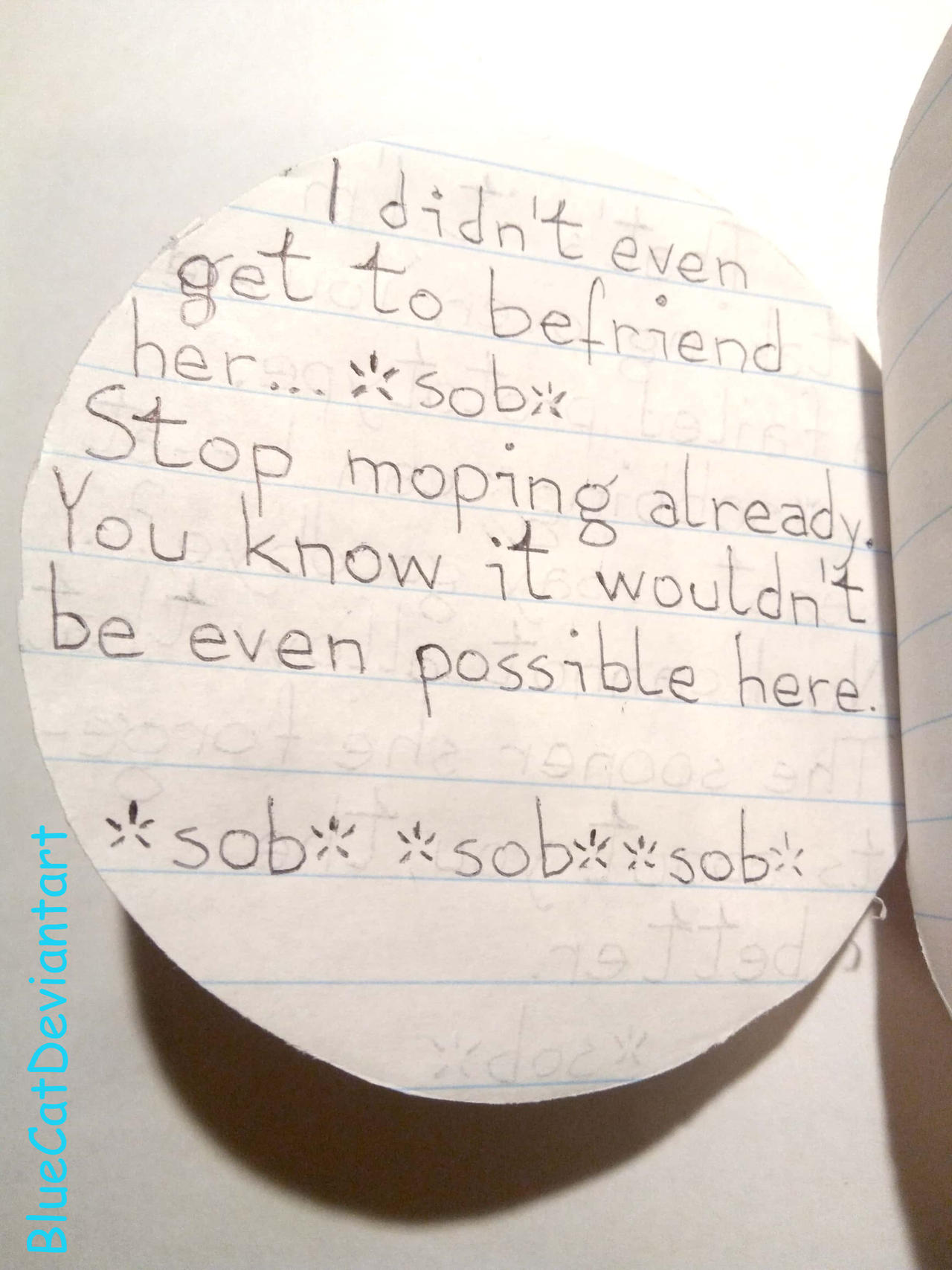 Deviantart Note Do Doki Doki Literature Club custom notebook page 24 by BlueCatDeviantart ...