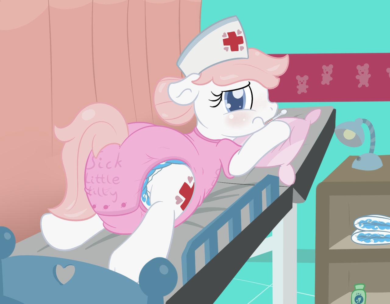 Sick Little Filly by Microippon on DeviantArt