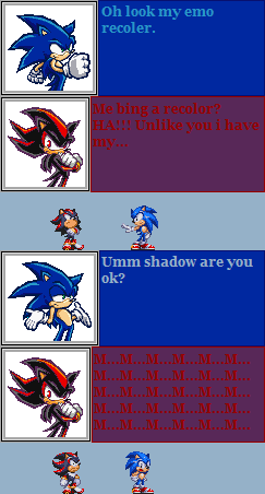 Shadow Recolor Shadow a recolor? HA!!! by Jonfinetails on DeviantArt