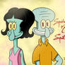 Squidward and Squilvia