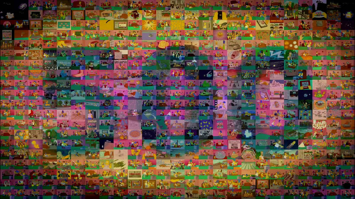 Simpsons (All 500 episodes at the same time) by xaviercup on DeviantArt