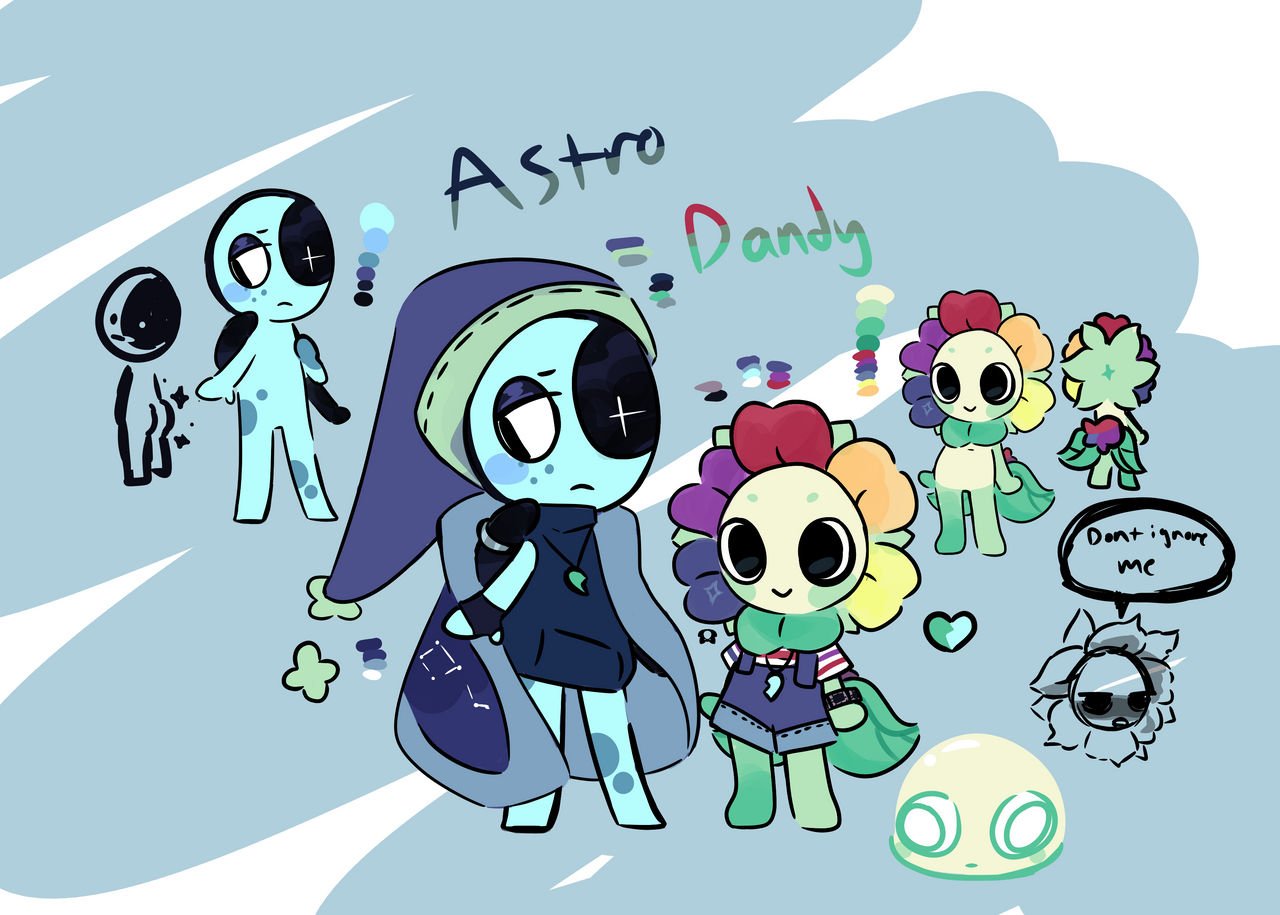 Astro And Dandy Designs By Catdacat On DeviantArt astro-and-dandy-designs-by-catdacat-on-deviantart