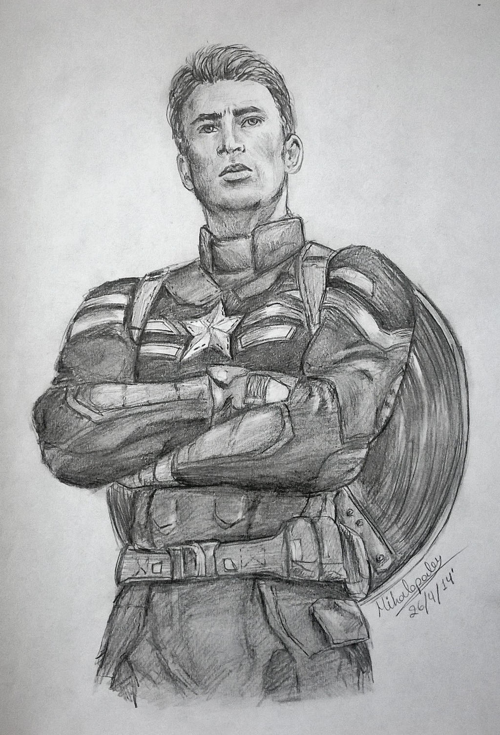 Captain America - Steve Rogers (Chris Evans) by Cordilia61 on DeviantArt