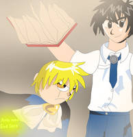 Zatch Bell anime artwork for End daark!