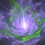 Purple flame