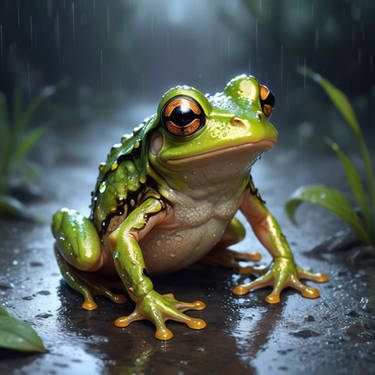 Small Frog isn't he cute? by Avafleu on DeviantArt