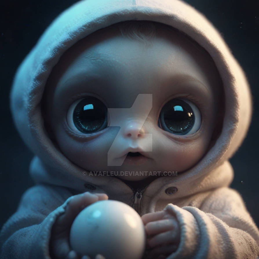 Cute Alienbaby by Avafleu on DeviantArt