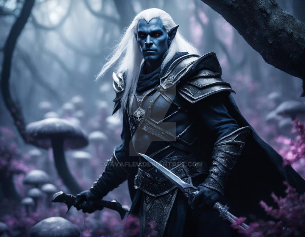 Drow Art by Avafleu on DeviantArt