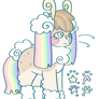 Pastel Rainbow Kidcore Snail [Closed]