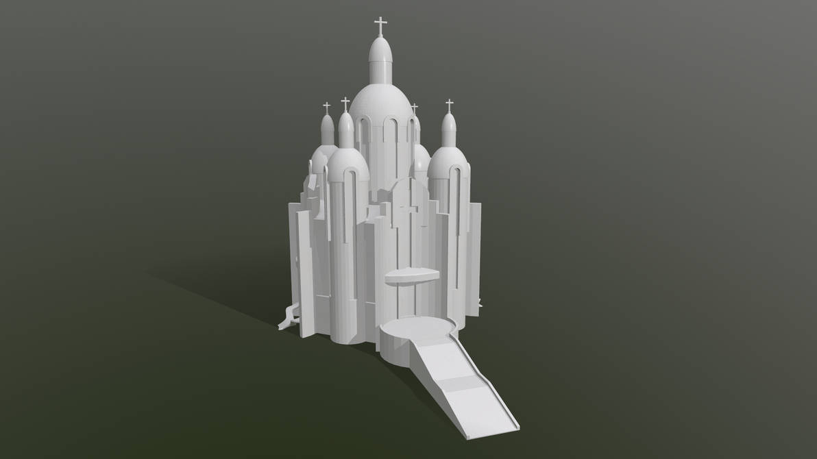 Church for 3D printing by ArtMinoid on DeviantArt
