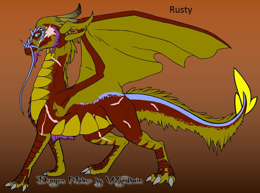 Rusty Machine Dragon Rusty the Dragon by trainman666 on DeviantArt
