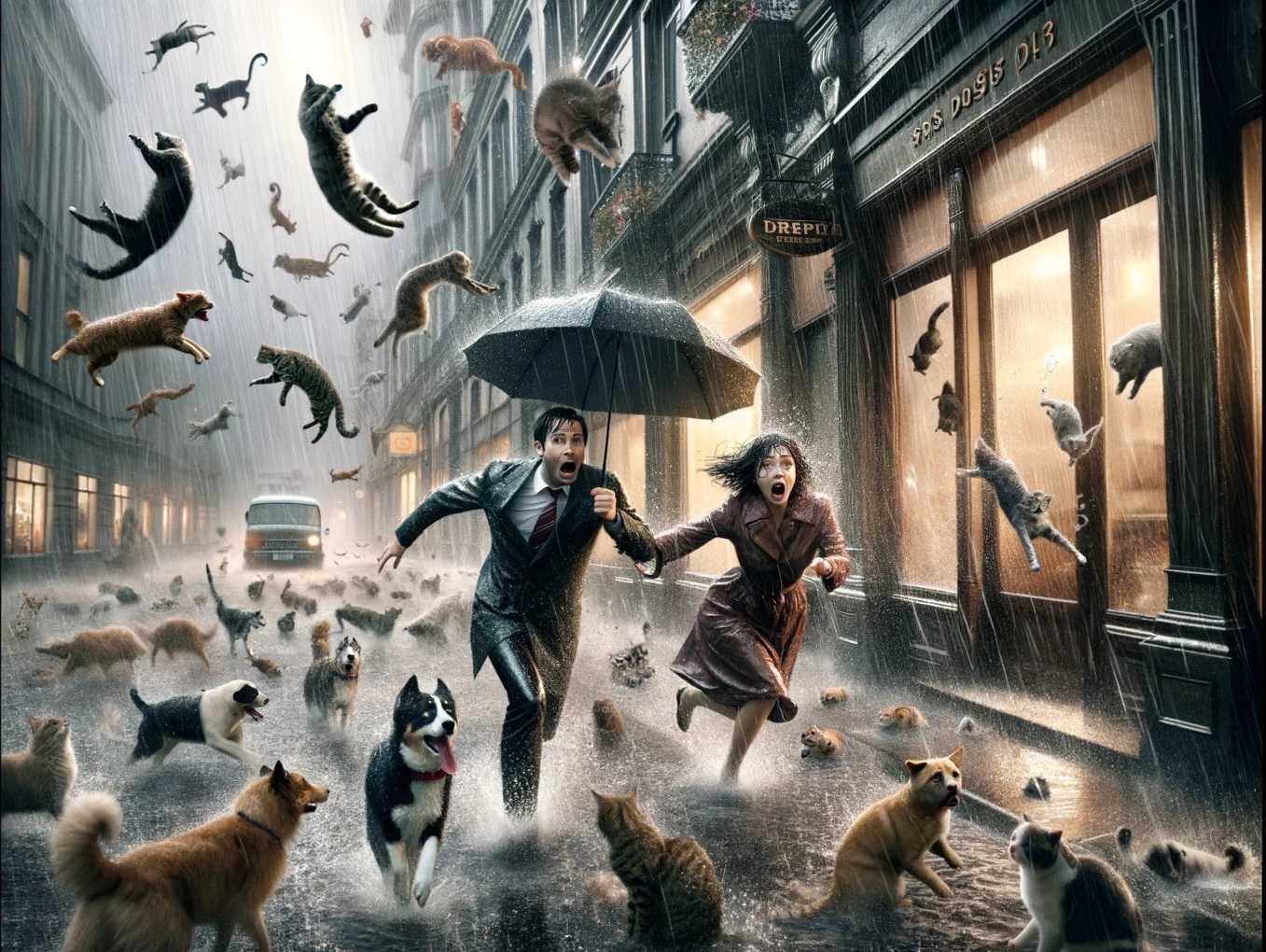 Too Literal: Raining Cats and Dogs by DreamEscapeX on DeviantArt