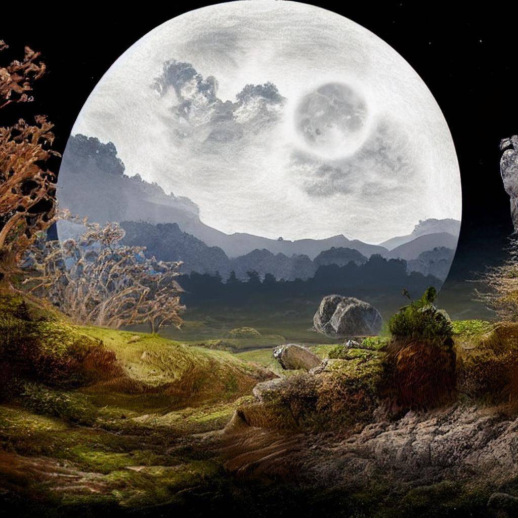 Moonscape inpainted by fungidev on DeviantArt