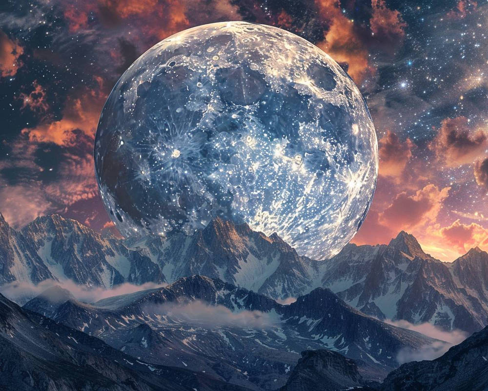 Python Full Moon Full Moon ai generated by fungidev on DeviantArt