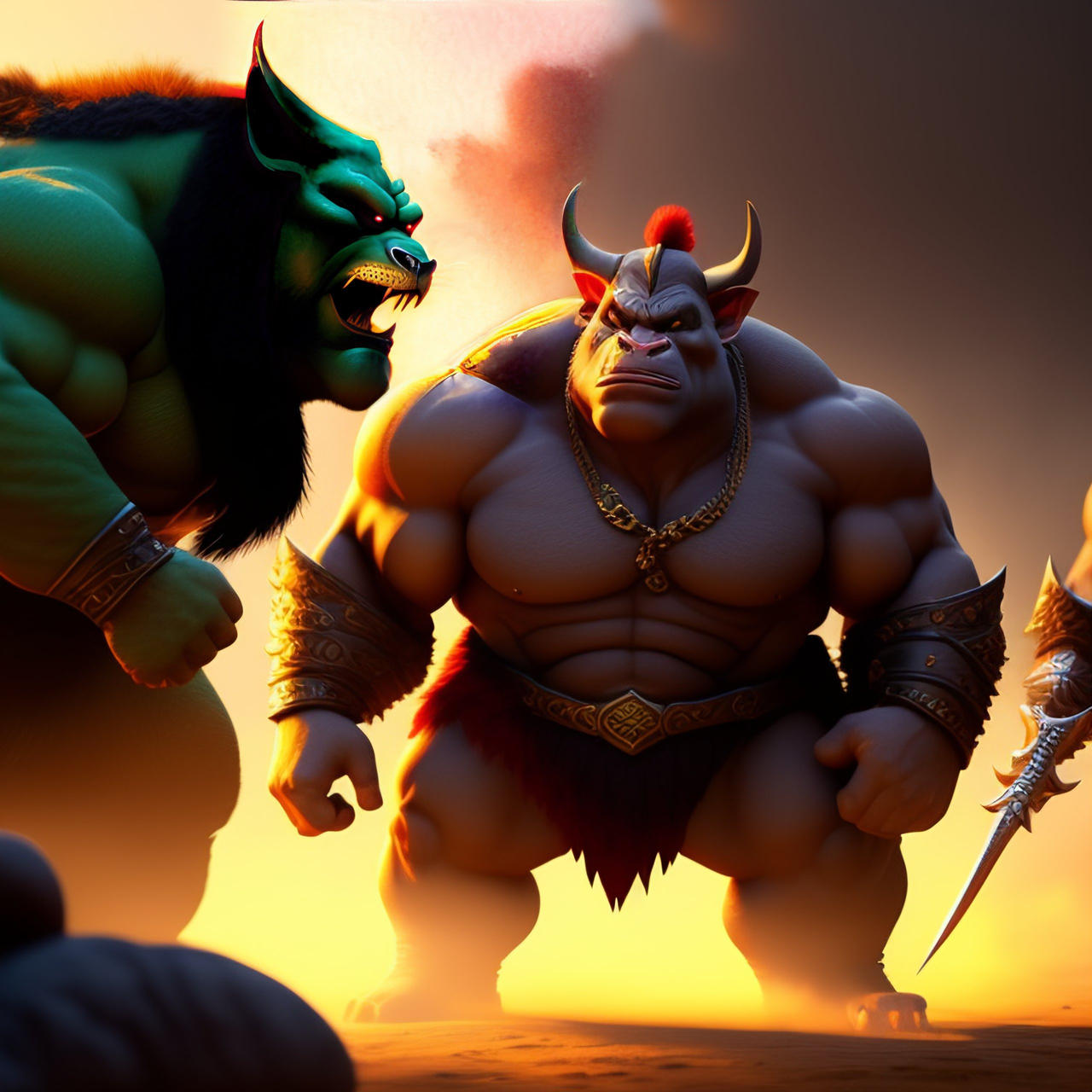 Ogres Garden Inflation Giant Ogres by HighRiseMedia on DeviantArt
