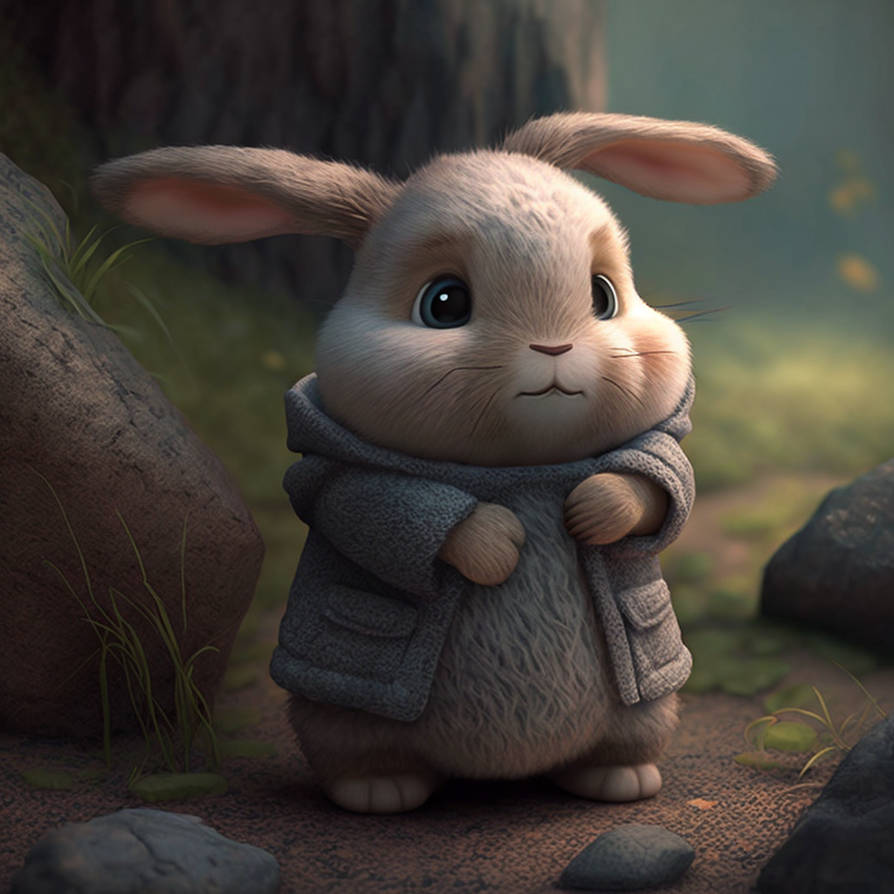Curious bunny by HighRiseMedia on DeviantArt