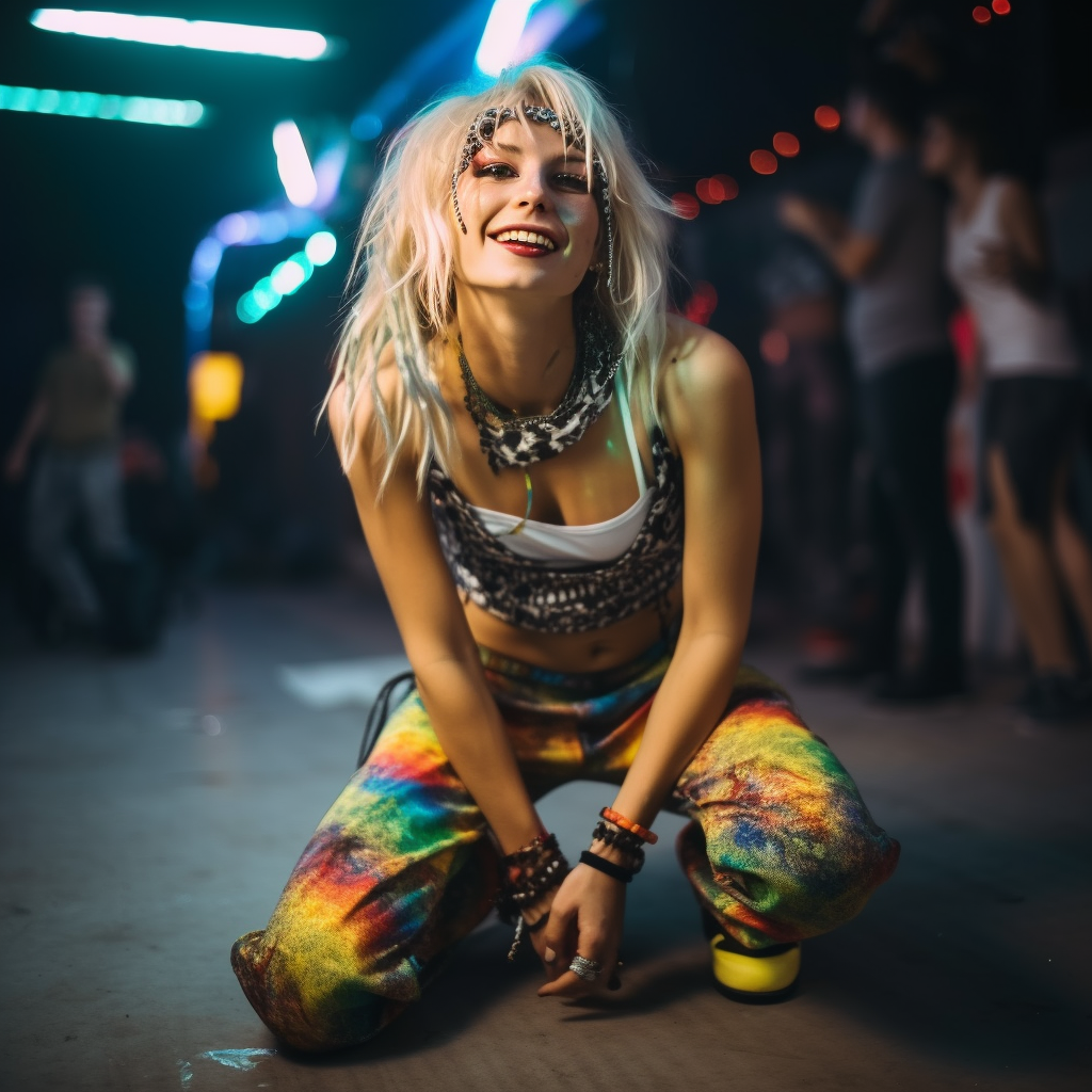Raver Girl at a Party by HighRiseMedia on DeviantArt