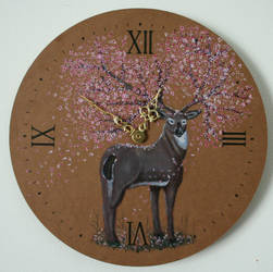 Deer clock, 2016