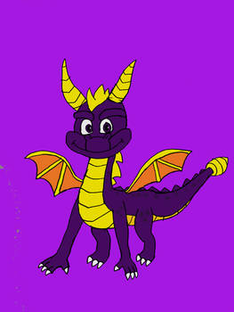 Spyro without a powerup