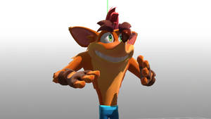 Crash is happy (MMD)