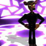 Pinstripe in a black suit (MMD)